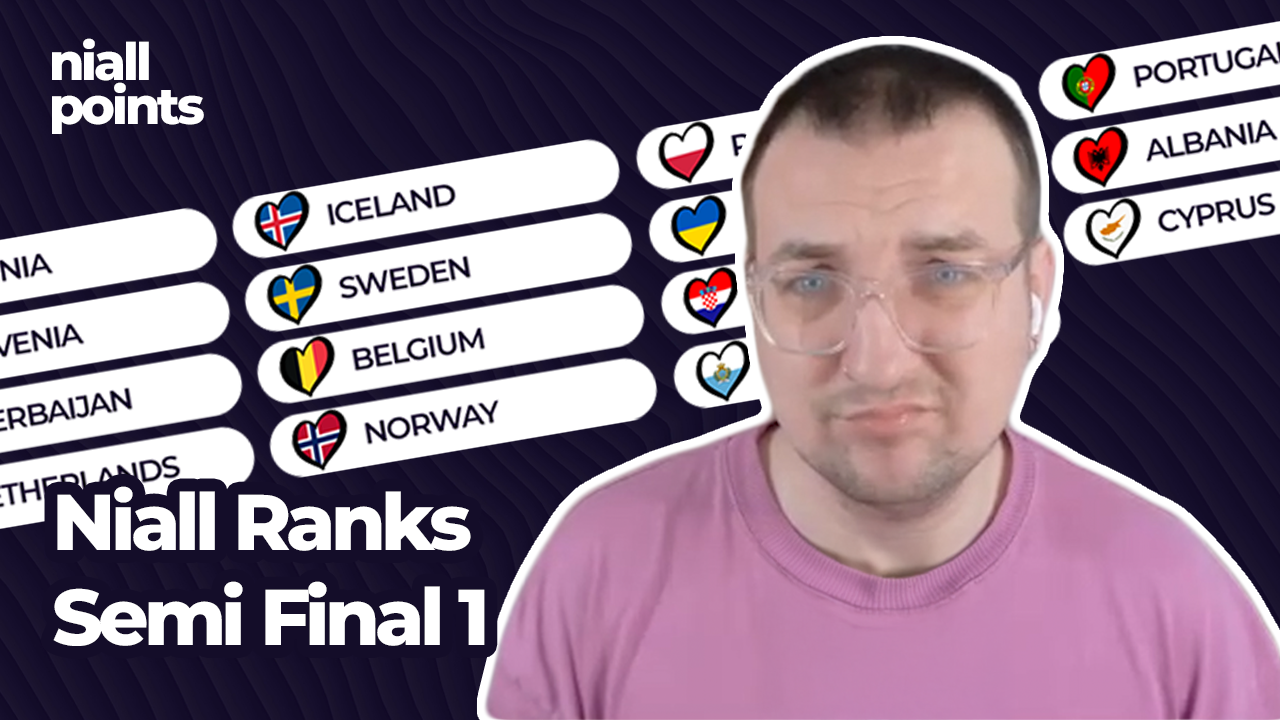 Niall Ranks Semi Final 1 | Eurovision 2025